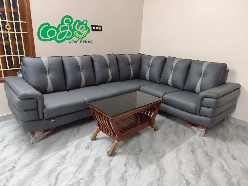 Artificial Leather corner sofa set